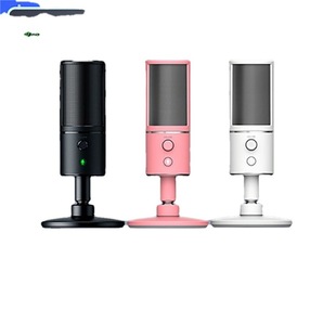 Suitable for cross-border MINI magic sound siren X condenser microphone powder crystal game microphone SEIREN