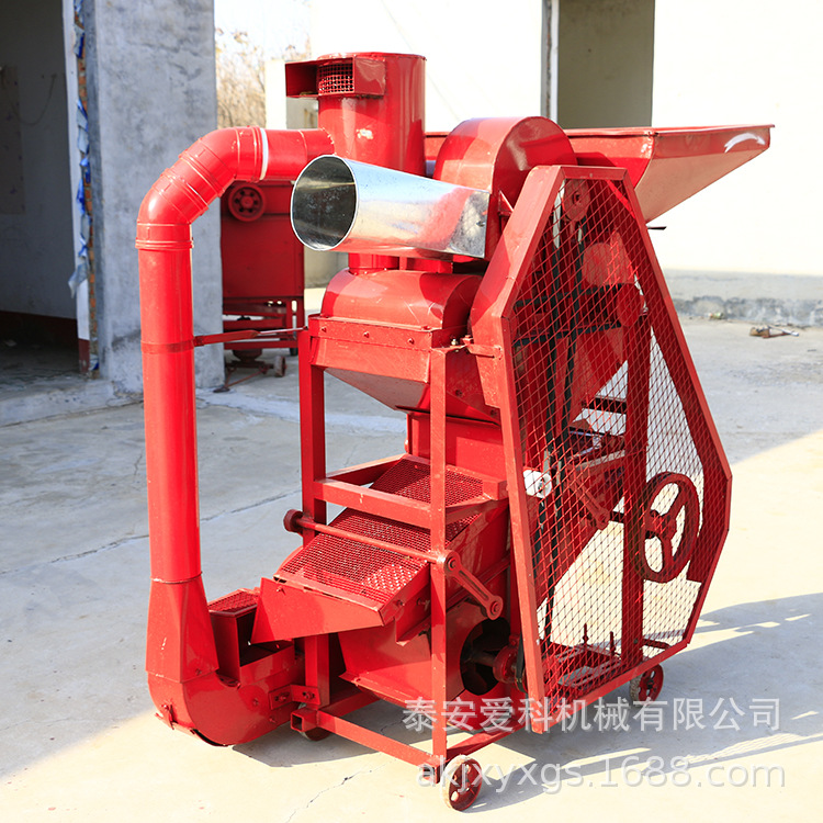 出口各型号花生脱壳机榨油坊除尘花生剥壳机电动花生打粒打果机