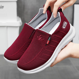 Women's Walking Shoes 2025 New Export Feiwei Women's Shoes Cross-Border Shoes Soft Sole Casual Slip-On Mom Shoes