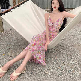 2025红格少女感显瘦气质复古红格纹小飞袖公主裙小个子时尚百搭短