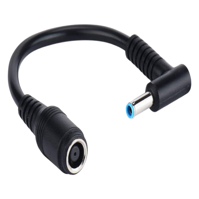 Aplicable a la hembra del cable 7,4*5,0 del adaptador del ultrabook de HP al codo masculino 4,5*3,0 con el cable del adaptador de perno