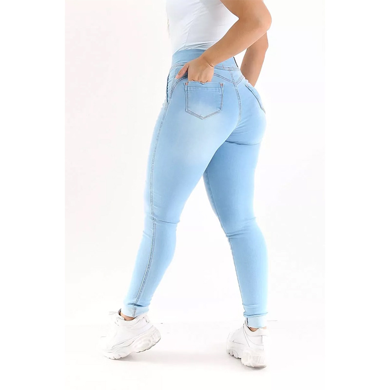 Dameskleding Damesjeans Slim-fit damesjeansbroek_voghion.com