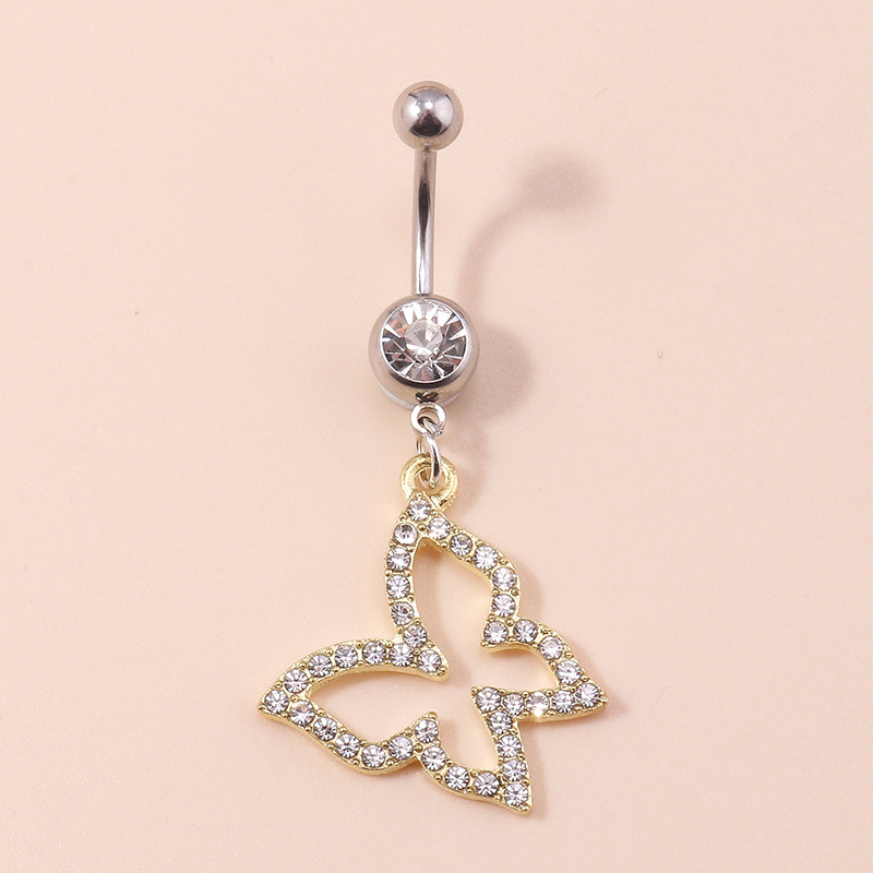 Diamond-encrusted Butterfly Piercing For Face And Head Jewelry_voghion.com