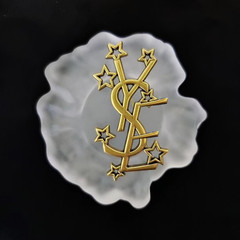 Retro Star Poplar Pin, Star Pin, Letter Personality Universal Decorative Accessories for Clothing, Hats, Bags