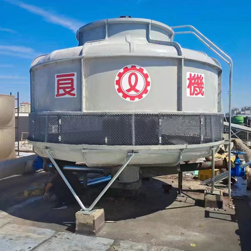 良机圆型冷却塔70T80T100T维修保养 玻璃钢纤维逆流式冷却水塔
