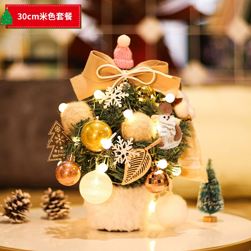 Mini Christmas Tree Pack, 30 / 45 / 60 cm, PVC or PE, 12 pcs per bundle