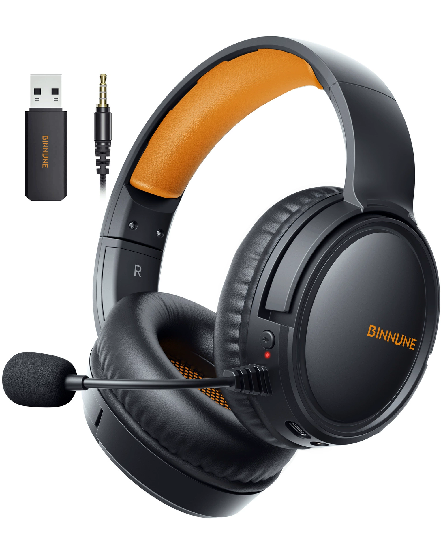 Беспроводные игровые наушники BINNUNE BW02 — стереозвуковая коллекционная подача 2.4G Bluetooth двойной режим PS4 Xbox
