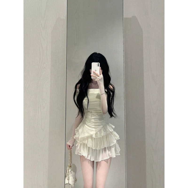 Юбка, комплект, летняя одежда, slim fit, открытые плечи