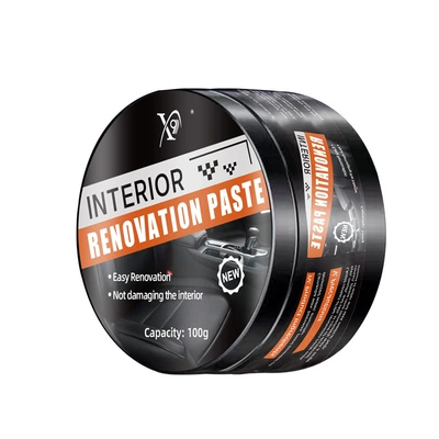 Car leather polishing paste, interior seat maintenance wax, stain remover, refurbishing anti-aging coating paste, cross-border Amazon (Car wax) - x9-interior-polishing-cream-100g-english-packaging