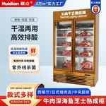 厂家定制肉熟成柜商用牛排排酸柜干式风冷冻深海鱼湿式展示柜冷藏