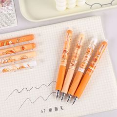 Capybara 3rd Grade Erasable Pen, Instagram-Worthy Design, Fast-Drying for Elementary Students, Click-Action, Heat-Erasable, Crystal Blue, 0.5mm