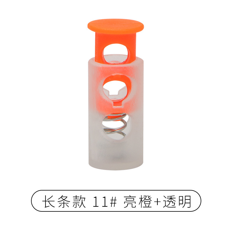 Rebecca primavera hebilla de plástico solo agujero ajuste botón campana tapa doble agujero hebilla de cuerda redonda negro cerdo hebilla de la nariz