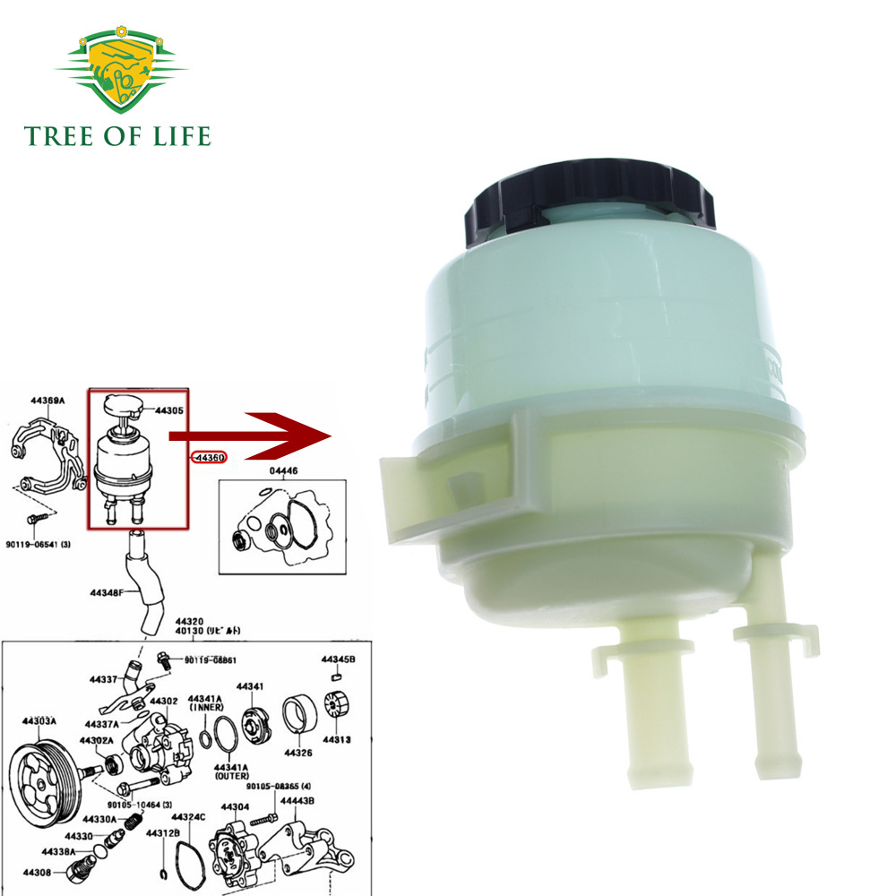 44360-22170,4436022170 Is Suitable for the New Power Steering Oil Pump Reservoir of Lexus