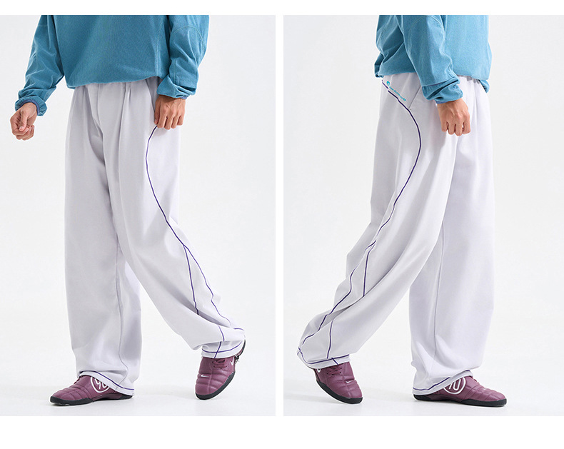 Unisex Outdoor Wanderhose Schnelltrocknend Locker Sitzende Sport-Hose Streetwear Leichte Strickhose Unisex Jogginghose Sweathose – Detail 37