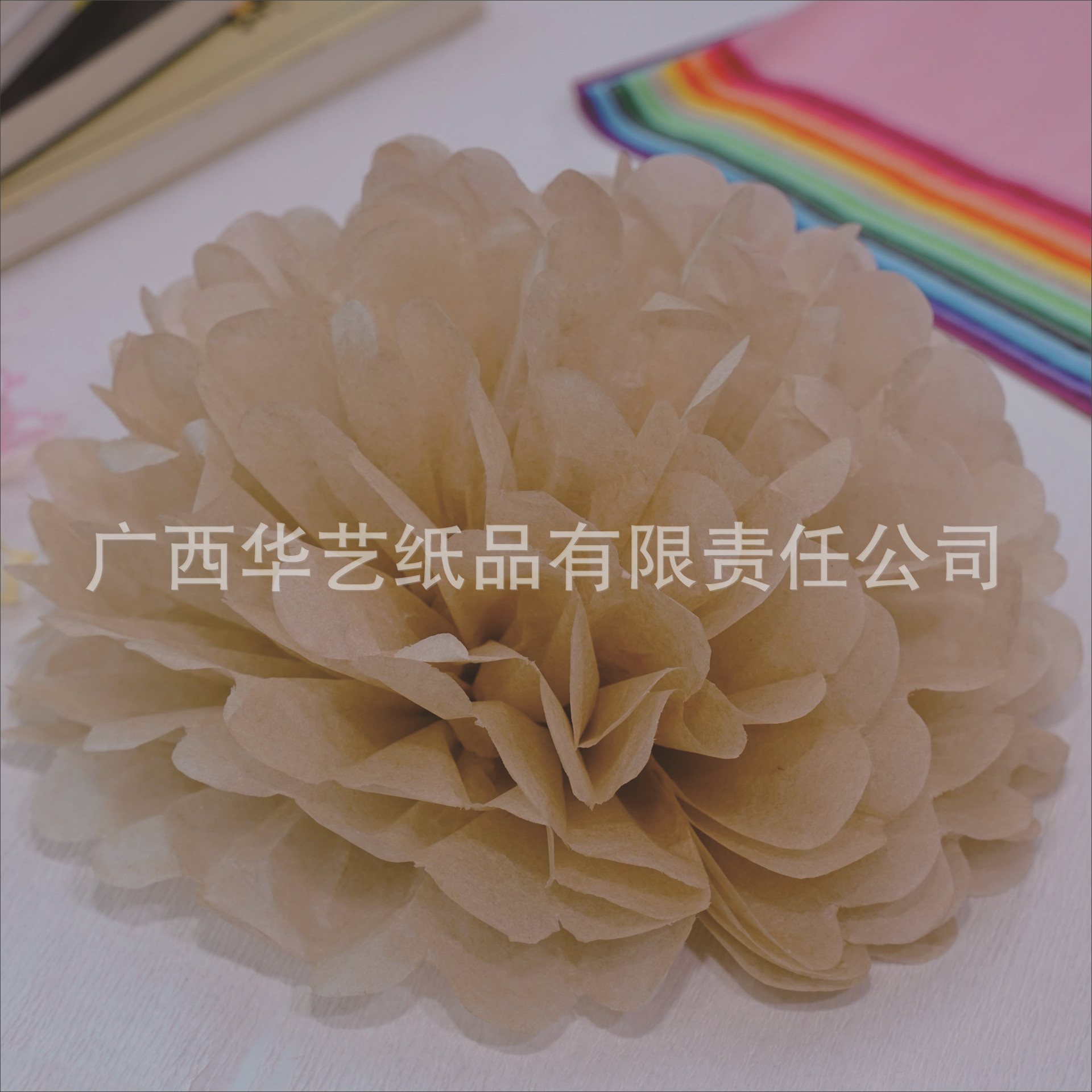 Bola de Flores de Papel Decorativo para Boda y Fiesta de Cumpleaños