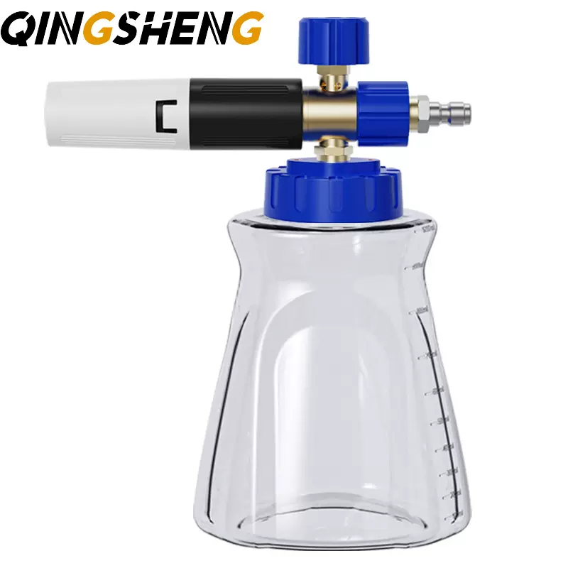 工厂新款泡沫壶高压清洗机4000PSI高泡省液泡沫壶1/4快接pa壶喷壶