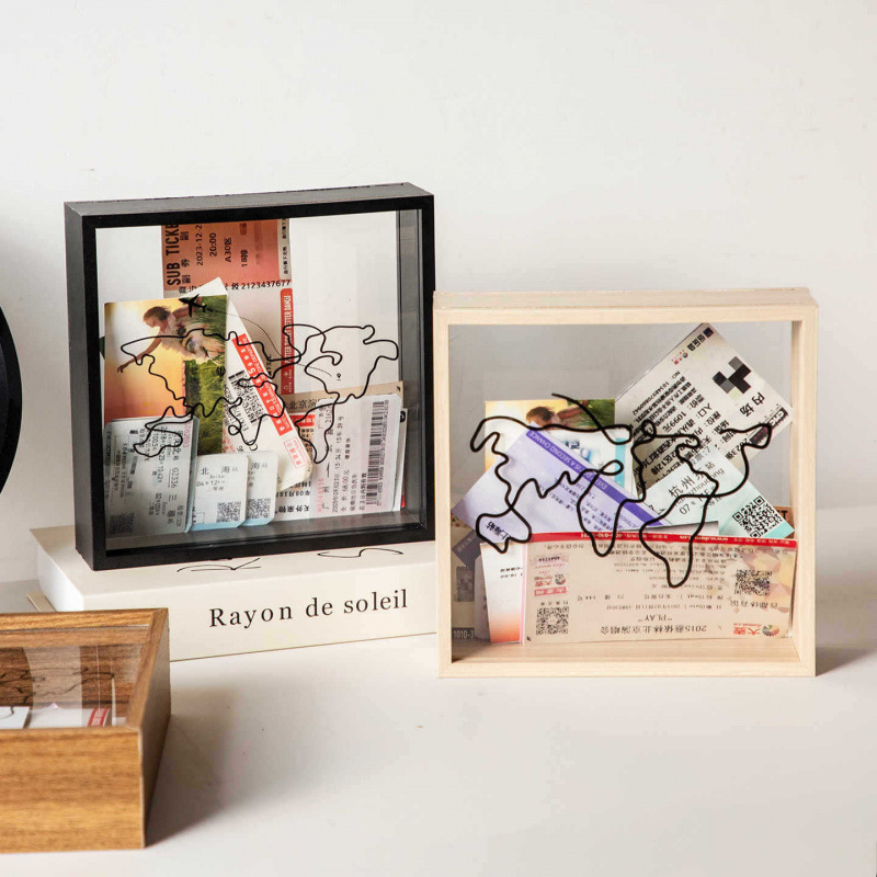 Ticket stub commemorative storage photo frame, concert tickets, travel memories, airline tickets, train tickets, movie ticket collection album