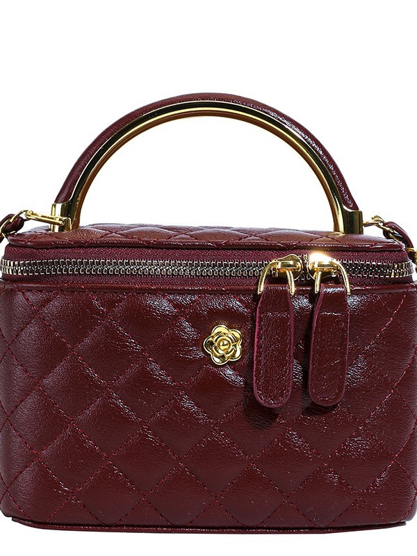 Bolso de mano de lujo ligero estilo francés, bolso cuadrado pequeño para mujer, nuevo modelo transfronterizo 2026, bolso cruzado de cadena acolchado de alta calidad.