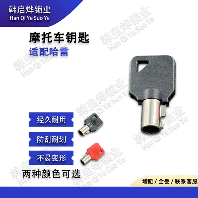 Suitable for Harley Xl883 1200 X48 Fat Boy Road King Universal Key Blade Key Blank Key (Motorcycle Key)