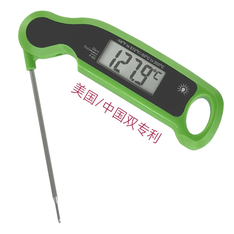 Складная температура масла, температура воды, промышленная еда, почва, химия, коммерческий электронный зонд, центральный термометр