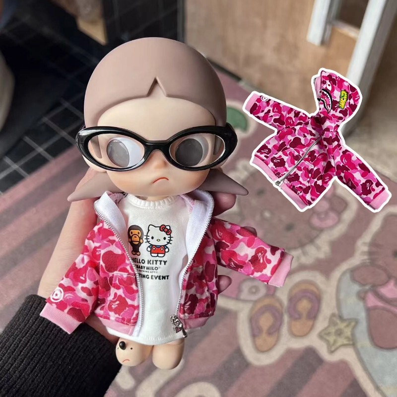 Gazi Sister Zsiga Ape Man Bape Jacket Dream Destination Doll Clothes Handmade Dress-Up Cute Camouflage Pink Gazi Sister Zsiga Ape Man Bape Jacket Dream Destination Doll Clothes Handmade Dress-Up Cute Camouflage Pink