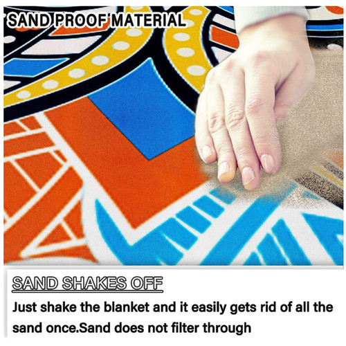 Factory Direct Sales Pocket Picnic Mat Amazon Outdoor Camping Beach Mat Waterproof Plaid Fabric Polyester Picnic Blanket