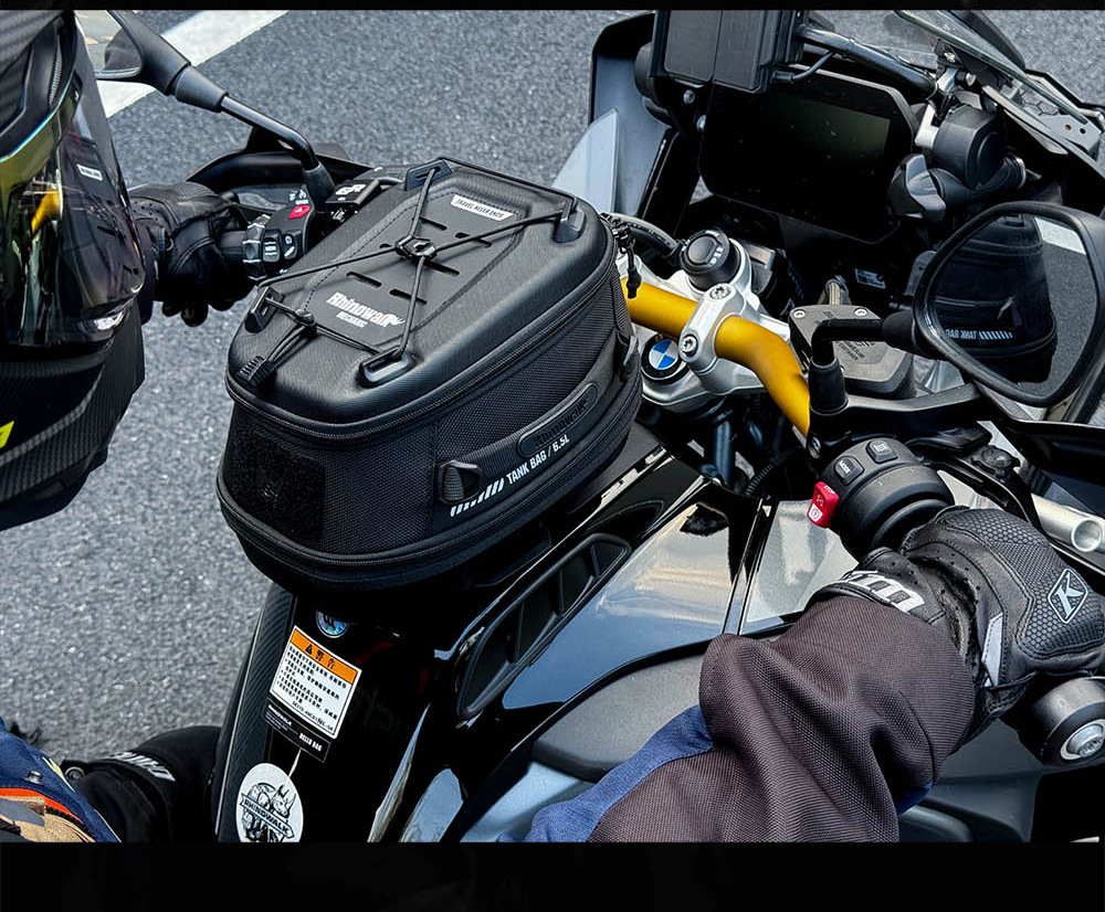 Rhinowalk Motorcycle Fuel Tank Bag Magnetic Quick Release Anti-Theft Adjustable Front and Rear Motorcycle Rider Bag