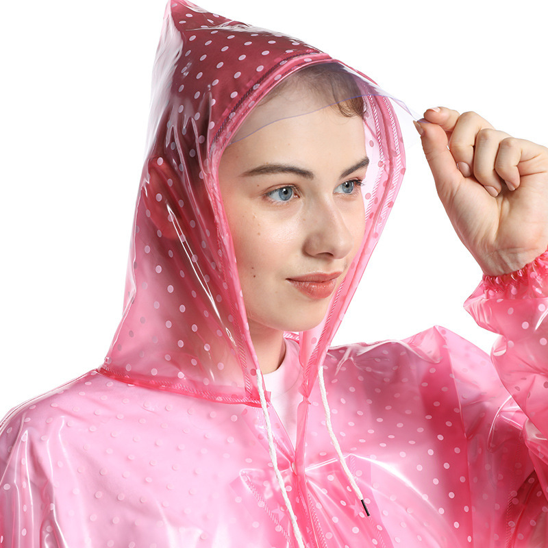Outdoor Mountaineering, Travel, Fishing Windproof and Rainproof Thick Transparent PVC Two-Piece Raincoat and Rain Pants Set with Zipper Outdoor Mountaineering, Travel, Fishing Windproof and Rainproof Thick Transparent PVC Two-Piece Raincoat and Rain Pants Set with Zipper