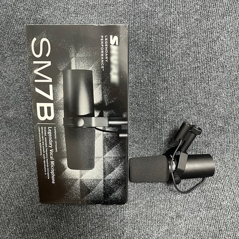 クロスボーダー高品質sm7 b動輪有線マイクスイッチ付き舞台生放送録音屋外マイク|undefined
