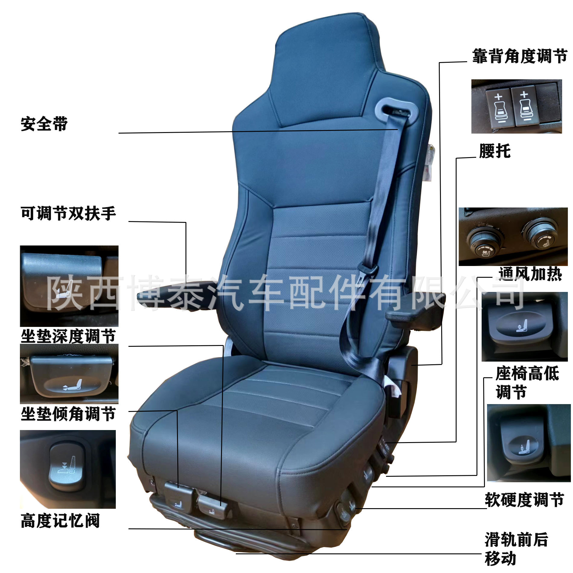 座椅操作说明