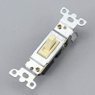 U04 Ivory American Standard Toggle Switch Single Control South American Single Control American Standard 125V American Wall Switch Module