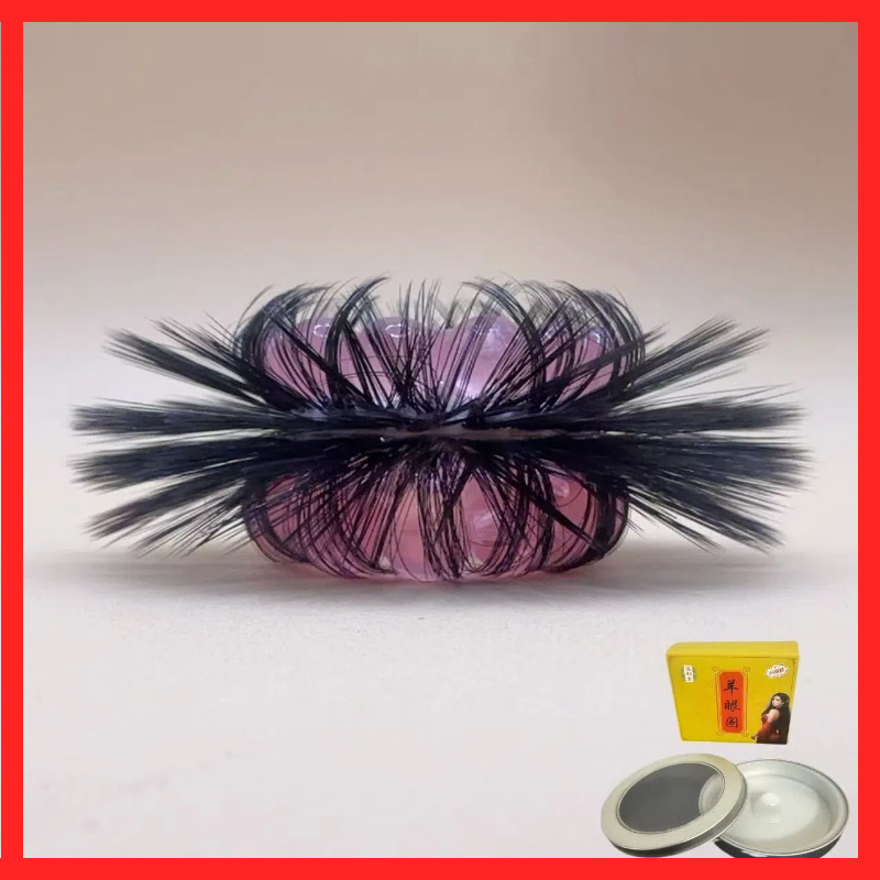 핑크색 복열구슬 + 6겹 양눈원