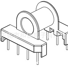 EP17变压器骨架EP17高频骨架卧式4+4