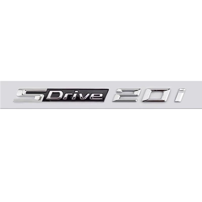 Car logo | Side Tail Sticker Modification - sdrive-20i-silver-new-model