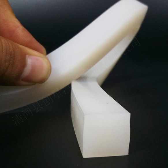 耐高温硅胶密实方条 软扁条填缝防滑防水实心10/15/20