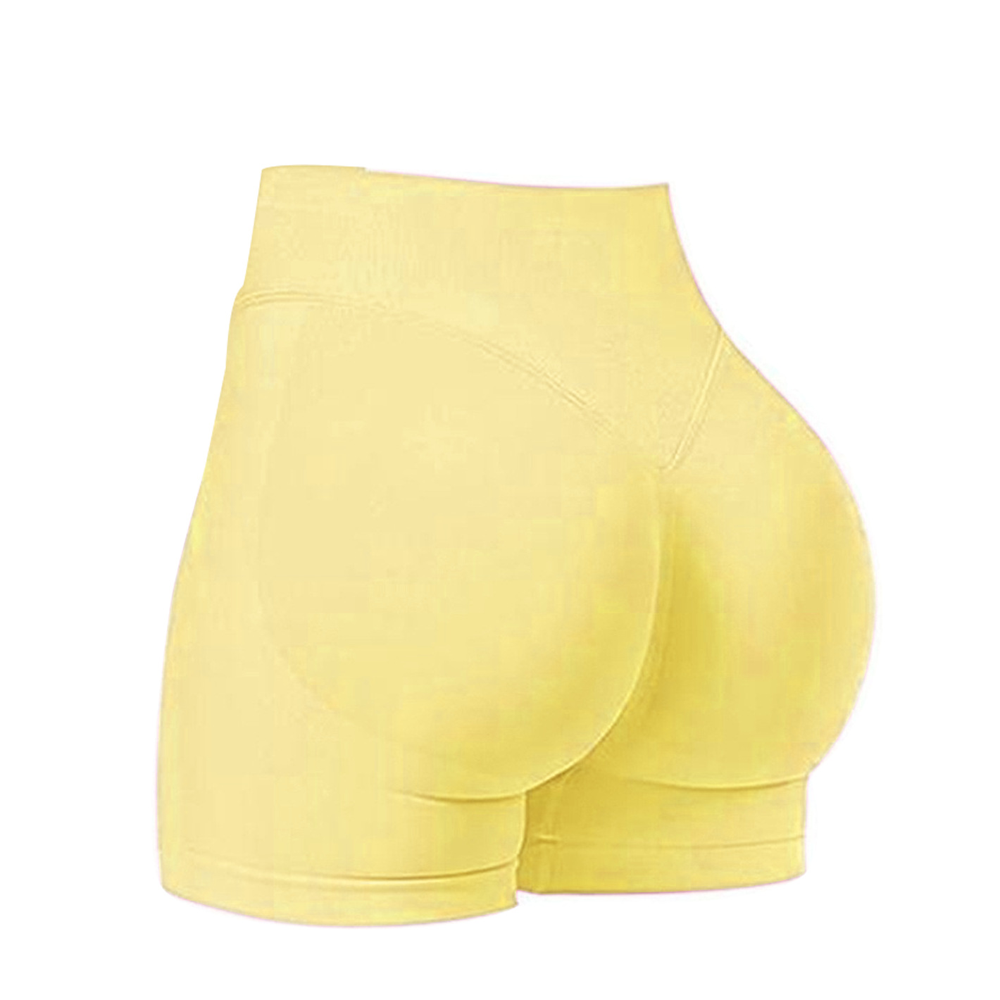 Cross-border sin costura alta cintura alta hips mel mel桃 hips al aire libre tres puntos pantalones cortos para correr y ejercicios de fitness pantalones cortos de yoga