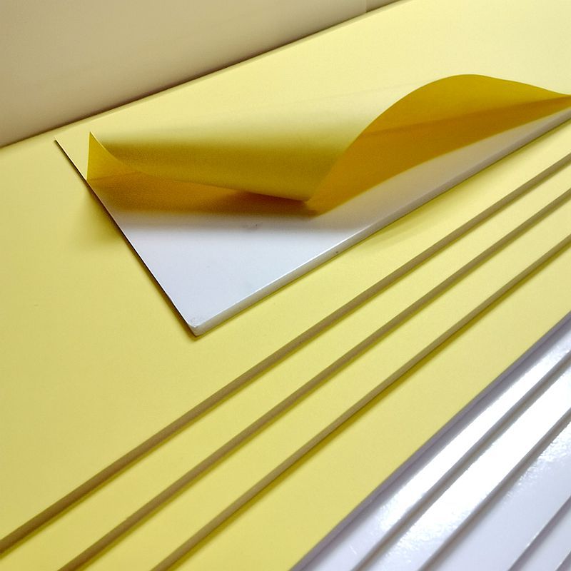 KT板2A亮光板广告板泡沫板航模制作环创手工KT版直供KT板背胶