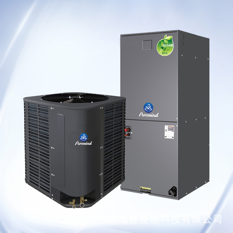 出口北美商用家用风管机空调柜机R454B变频冷暖Air Handling Unit