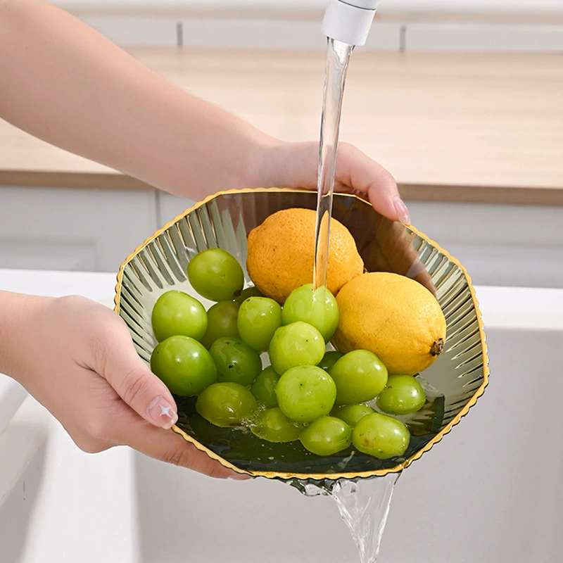 ПЭТ электропокрытие кантайкаль кремовый snack storage диск Фильм и фруктовая тарелка модная шестигранная фруктовая тарелка креативный лёгкий роскошный диск