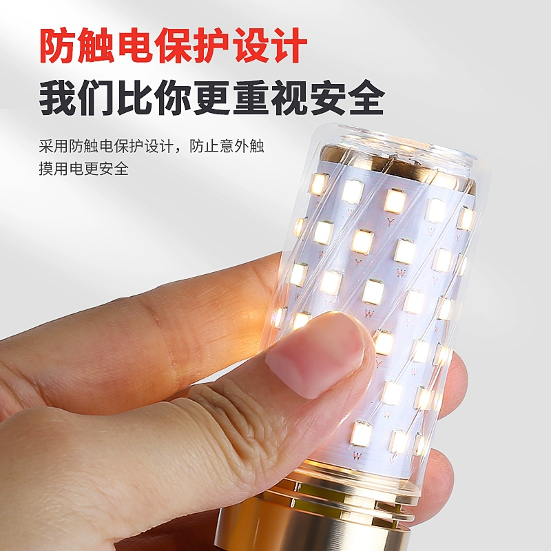 LED-лампа, сверхяркая энергосберегающая лампа, потолочная лампа для гостиной, комфортный световой спектр, защита глаз, с резьбовым патроном