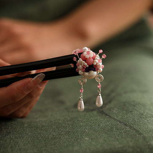 Gothic Style Modern Chinese Sandalwood Hair Pin U-shaped Daily Pinned Hairpin Vintage National Style Unique Design Wood Hair Pin