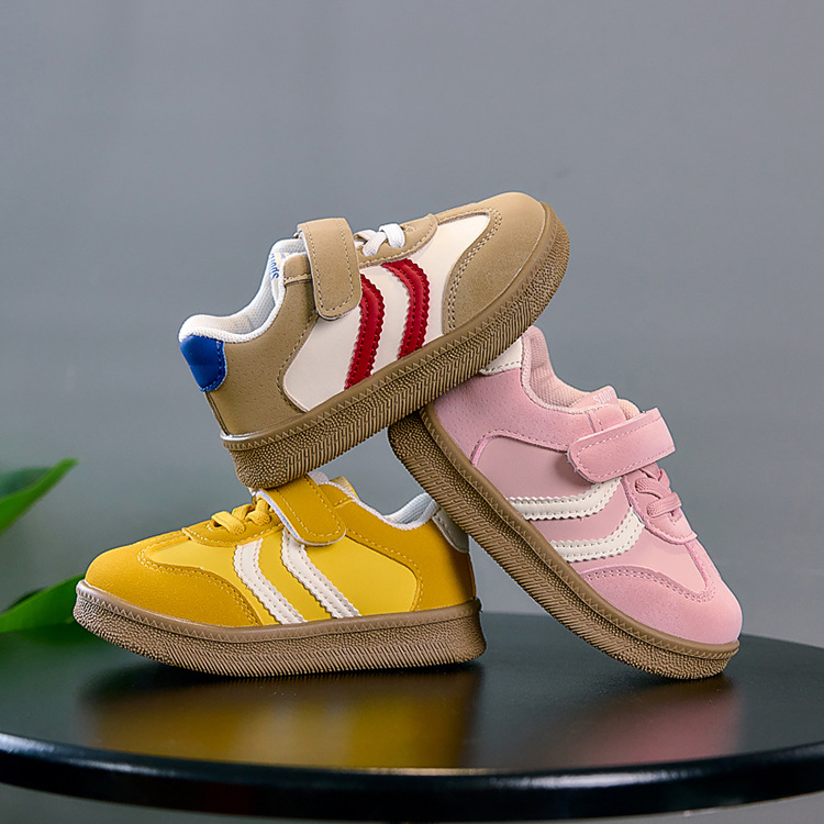 Zapatos de entrenamiento alemanes para niños 2025 primavera zapatos deportivos para niños zapatos casuales zapatos blancos para niñas zapatos Forrest para bebés de suela blanda