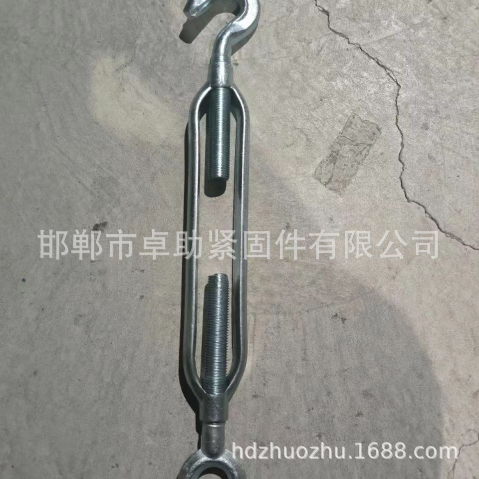 16开体花兰钢丝绳拉紧收紧松紧拉丝拉紧器单双钩花兰OC紧绳器花兰