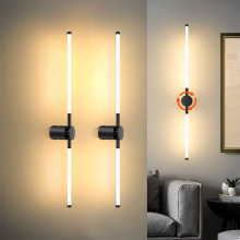 新款可旋转LED线条壁灯高级背景墙灯客厅卧室床头走廊过道线条灯