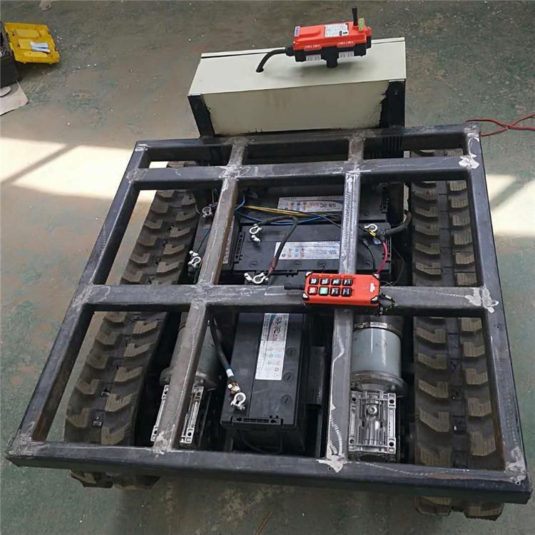 Chasis de orugas de control remoto para transporte de huertos con varias especificaciones