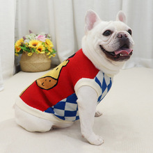 胖狗衣服法斗衣服斗牛犬毛衣线衫巴哥犬衣服秋冬新品狗狗背心