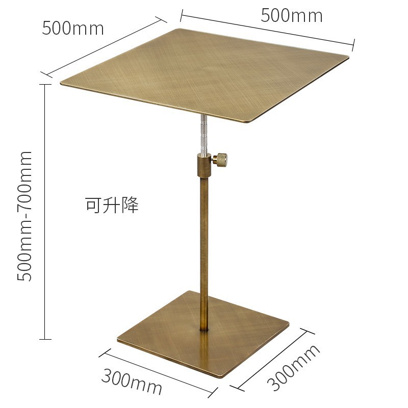 대형 골드 스퀘어 사이드