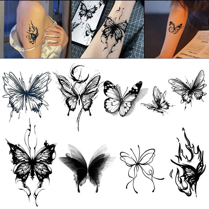 Tattoo High-Value Herbal Arm Permanent Sticker Half Butterfly Sticker Waterproof Long-Lasting Juice Sexy Artificial Tattoo Tattoo High-Value Herbal Arm Permanent Sticker Half Butterfly Sticker Waterproof Long-Lasting Juice Sexy Artificial Tattoo