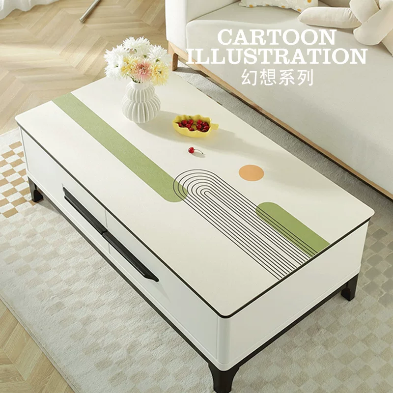 Waterproof glass table table mat PVC, high-quality style