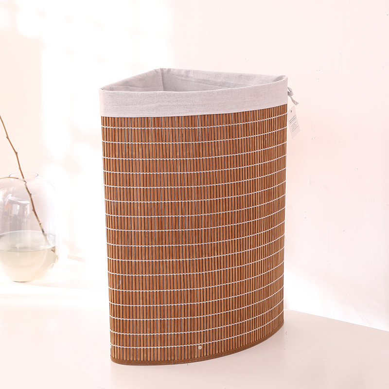 Cesta de la ropa al por mayor venta caliente caja de almacenamiento de bambú de algodón y lino de almacenamiento cesta de la ropa hogar Cubo de almacenamiento de juguetes para niños